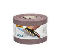 MIRKA Abranet Rouleau de ponçage filet 115 mm x 25 m autoagrippant - grain P180-1 rouleau - pour poncer le bois, le mastic, la peinture, le plastique - 5454400118