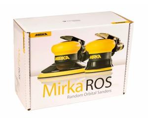MIRKA air comprimé-Excentrique Aspiration centralisée Ã˜ 150 mm 2,5 mm Hub, 5/16Â“ Pas de vis, INCL. 52-Loch-PU-Teller Medium, Protection, Douille+ Adaptatuer-Set Grip ROS625CV 52-Loch VE=1 St.