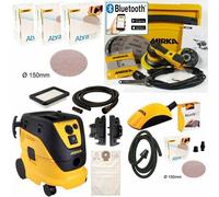 MIRKA DEROS 125/150Mm 5Mm + Aspirateur 1230 L AFC + RoundyKit KIT1621WOMDE