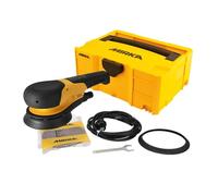 Mirka DEROS RS 600 Ø 150 mm en coffret/Ponceuse rotative puissante pour le bois et le béton/Moteur 750W / 700-2500 RPM/Design léger (1,8 kg) / Connectivité Bluetooth