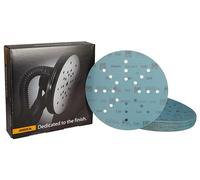 Mirka - disque abrasif auto-agrippant Galaxy 225 mm grain 220 25 pcs | Papier abrasif grain 220 compatible ponceuses col long 25 pièces pour ponçage bois carrosserie efficace