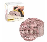 Mirka Ultimax Ligno Ø 125mm Disques abrasifs autoagrippant Multifit/grain 320/100 pièces/Multi-trous/pour poncer les surfaces en bois