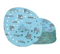 Mirka disque abrasif Galaxy 150 mm auto-agrippant Multifit grain 1200 | Disques abrasifs 150 mm grain 1200 pour ponçage précis bois époxy compatible ponceuse Multifit auto-aggrippant