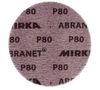 Mirka - Disque papier abrasif abranet-diametre 150 mm - Grain.80 - Cond..50 -