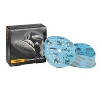 Mirka Galaxy Papier abrasif époxy 125mm autoagrippant grain 1500 pour poncer l'époxy, le bois, l'époxy, le rivertable / 50 pcs disques abrasifs