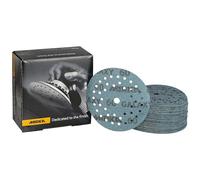 Mirka Galaxy Papier abrasif époxy 125mm autoagrippant grain 60 pour poncer l'époxy, le bois, l'époxy, le rivertable / 50 pcs disques abrasifs