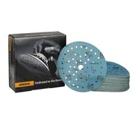 Mirka Galaxy Papier abrasif époxy 150mm autoagrippant grain 150 pour poncer l'époxy, le bois, l'époxy, le rivertable / 50 pcs disques abrasifs