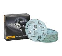 Mirka Galaxy Papier abrasif époxy 150mm autoagrippant grain 2000 pour poncer l'époxy, le bois, l'époxy, le rivertable / 50 pcs disques abrasifs