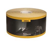 Mirka Gold Papier abrasif universel Rouleau abrasif 115mm x 50m / Grain P80 / Pour poncer le plâtre, le mastic, les panneaux de particules, le bois, la peinture