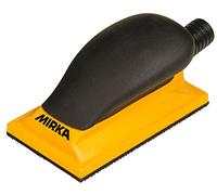 Mirka Hand Sanding Block 2.75" x 5" / Dust-Free Sanding 13 Holes/Hook and Loop / MVHB35