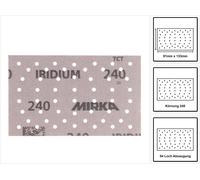 Mirka IRIDIUM Bandes abrasives auto-agrippantes 81x133mm G240, 100pcs. (246B109925)