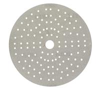 MIRKA Iridium Papier abrasif Premium Ø 150mm autoagrippant 121 trous, grain 80, 10 pcs - Pour poncer la peinture, le mastic, l'apprêt, le bois, l'acier, les matériaux minéraux, le plastique