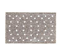 Mirka Iridium Papier abrasif Premium 81x133mm autoagrippant 54 trous, grain 40, 50/pack/Pour poncer la peinture, le mastic, l'apprêt, le bois, l'acier, les matériaux minéraux, le plastique