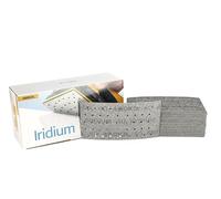 Mirka Papier abrasif autoagrippant Iridium Premium 93x180 mm 45 trous grain 40, 50 pièces