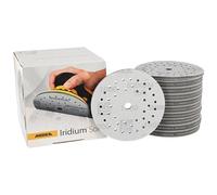Mirka Iridium Soft Disques abrasifs Ø 125 mm/Grain P1000 / autoagrippant Multifit / 20 pièces/Abrasifs à base de mousse pour un ponçage à sec précis, ponçage de vernis, finition