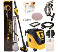 Mirka Leros Mur Et Ponceuse de Plafond + Vide 1230 L Afc KIT1803CDMDE + Viel Zub