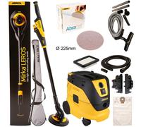 Mirka Leros Mur Et Ponceuse de Plafond + Vide 1230 L PC KIT1802CDMDE + Viel Zube