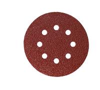 Mirka Red Disques abrasifs Ø 125 mm/autoagrippant / 8 trous/grain P40 / 5 pièces/Pour poncer le bois, le métal et le plastique