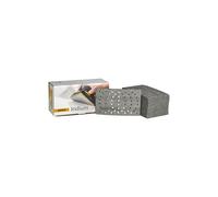Mirka papier abrasif Iridium 81x133 mm auto-aggrippant 54 trous grain 40 | Papier abrasif Mirka Iridium 54 trous grain 40 pour ponçage peinture mastic apprêt bois acier plastique performant durable