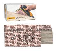 Mirka Papier Abrasif Ultimax Ligno 81x133mm Grain P60, Fixation Auto-Agrippante, pour Finition du Bois, 50 Pièces