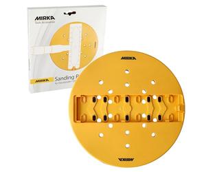 Mirka Patin de ponçage Ø 225mm Auto-agrippant/Pour ponceuse manuelle DecoSander/Pour le traitement lisse des murs et des plafonds, la construction à sec, les travaux de détail