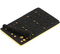 Mirka Plateau de ponçage NET 81 x 133 mm autoagrippant pour ponceuse | Compatible avec ponceuses orbitales Mirka DEOS 353CV 46 trous ponçage sans poussière avec abrasifs en filet auto-aggrippant