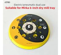 MIRKA-Plateau de rectifieuse général pour ponceuse MIRKA, base de disque d'escalier, machine à papier de verre pneumatique, disque collant, 6 pouces, 150mm The Tray