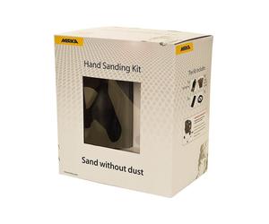 Mirka Pommeau Ponçage Starter Kit 70 x 198mm Bloc de Main +5x Abranets