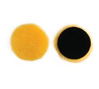 MIRKA Tampon En Laine D'Agneau Jaune Pro Grip 80 Mm Pièces 1