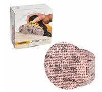 Mirka Ultimax Ligno Ø 150mm Disques abrasifs autoagrippant Multifit/Grain 220/100 pièces/Multi-Trous/pour poncer Les Surfaces en Bois