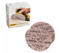 Mirka Ultimax Ligno Ø 150mm Disques abrasifs autoagrippant Multifit/Grain 40/50 pièces/Multi-Trous/pour poncer Les Surfaces en Bois