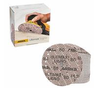 Mirka Ultimax Ligno Ø 150mm Disques abrasifs autoagrippant Multifit/grain 80/100 pièces/Multi-trous/pour poncer les surfaces en bois