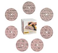 Mirka Ultimax Ligno Disques abrasifs Ø 150 mm auto-agrippant/Pack mixte 10 de chaque grain P40, P60, P80, P120, P150, P180, P320 / 70 pcs/Pour ponceuses excentriques 150 mm