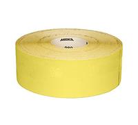 Mirka Yellow Papier abrasif rouleau / 100mm x 50m / P80 /Ponçage de bois dur, bois tendre, peinture, mastic, plastique / 1 rouleau