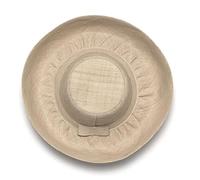 Miro Boho Chic Chapeau Ibiza Moyen Pratique et Chic Pamela à Aile Moyenne réalisée à Rafia de Madagascar Pamelas pour Mariages. Chapeau de Plage Femme Paille. Naturel, Taille Unique