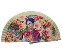 Miro Boho Chic - Éventail Frida Élégance et Tradition dans un éventail au design exclusif Cadeaux pour femme Cadeau ami Invisible Gift FüR Frauen, Multicolore 4, Talla Unic