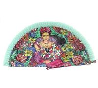 Miro Boho Chic - Éventail Frida Elegance et Tradition dans un éventail au design exclusif Cadeaux pour femme Cadeau ami Invisible Gift Geschenke FüR Frauen (Frida dessin)