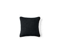 Miro - coussin - en velours texturé - 40x40 cm - Gris Anthracite