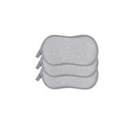 Miro France KitchenClean - Chiffons Magiques en Laine d'acier Éponge de Cuisine Durable avec Microfibre et Fil d'argent nettoie la Vaisselle et Les Surfaces efficacement et en Profondeur