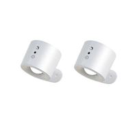 miro france Lampe murale LED sans fil，Équipé d'une télécommande, prend en charge 3 réglages de température de couleur, convient aux tables de chevet, aux couloirs et à d'autres environnements