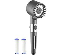 Miro France MIRO Shower Pommeau De Douche Filtrant, Réduit Le Calcaire Et Les Impuretés Une Peau Radieuse Et Plus Belle (Miro Shower*1+filtre*2)