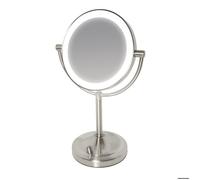 Miroir à double face HoMedics Beauty Spa avec DEL gradable - éclairage application maquillage + coiffage, grossissement normal / 7x