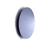 Miroir À LED Rond Murale Ø 39 Cm Verre Métal 3000 K 90 Lm Lumière Indirecte