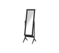 HomCom Miroir en pied grand – inclinaison réglable pour dressing/chambre – 47 x 46 x 148 cm – Café
