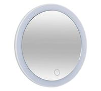 Miroir à Poser Pivotant à LED "Zoom" 18cm Blanc