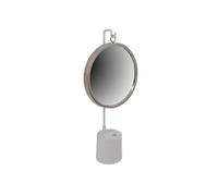 Miroir à Poser Rond "Eleganca" 65cm Blanc & Argent