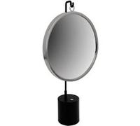 Miroir à Poser Rond Eleganca 75cm Noir & Argent