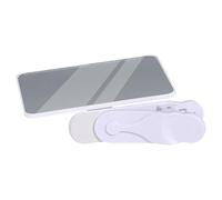Miroir à selfie compact pour smartphone avec clip de téléphone, miroir à selfie en ABS pour appareil photo arrière avec clip de téléphone, peut être transporté avec vous, et peut être utilisé pour