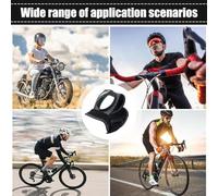 Miroir à vélo avec bracelet - rétroviseur réglable pour le vélo | Miroir de poignet grand angle rotatif pour hommes, femmes, cyclistes, la sécurité des vélos pour la conduite de rue