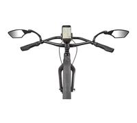 Miroir à vélo d'onde M 110 x 55 mm à droite noir